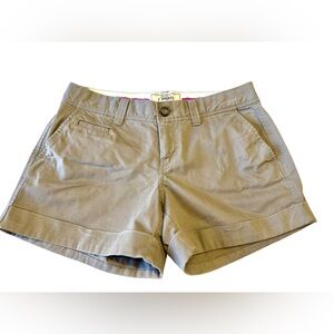 Women's Old Navy tan color Perfect 5” shorts low rise.